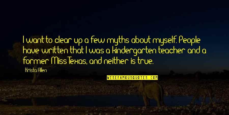 Quotes From Experts About Tobacco Quotes By Krista Allen: I want to clear up a few myths Quotes From Experts About Tobacco Quotes By Krista Allen: I want to clear up a few myths