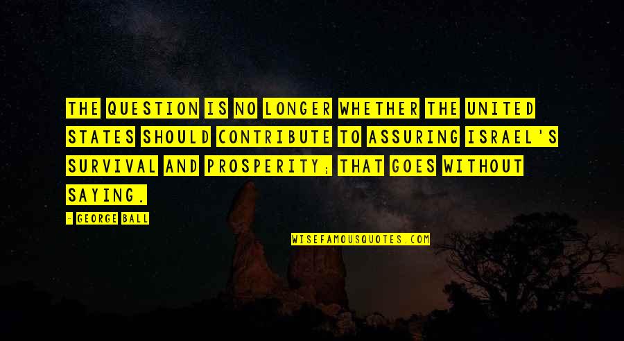 Quotes From Socrates About God Quotes By George Ball: The question is no longer whether the United