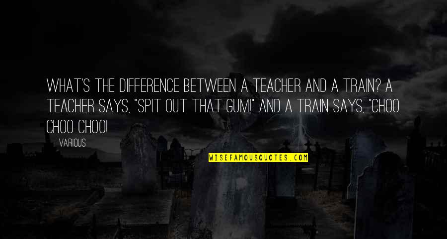 Quotes Houellebecq Quotes By Various: What's the difference between a teacher and a Quotes Houellebecq Quotes By Various: What's the difference between a teacher and a
