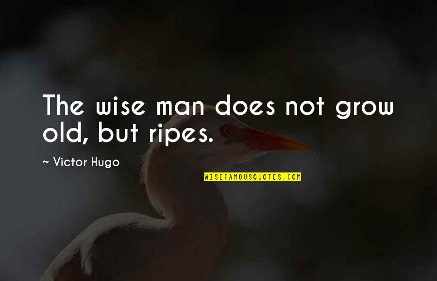 Quotes Hugo Quotes By Victor Hugo: The wise man does not grow old, but
