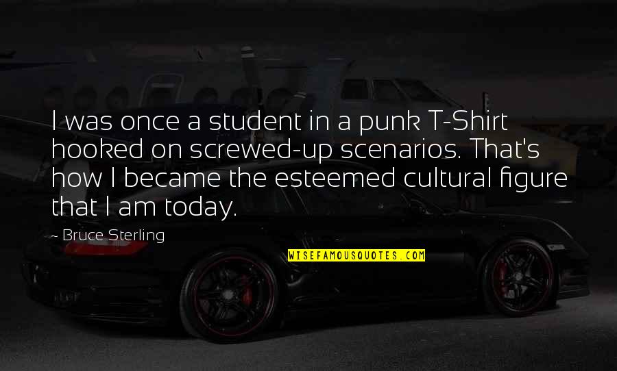 Quotes Metamorphoses Quotes By Bruce Sterling: I was once a student in a punk Quotes Metamorphoses Quotes By Bruce Sterling: I was once a student in a punk