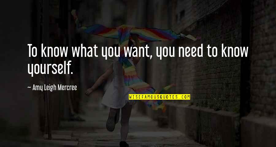 Quotes Of The Day Inspirational Quotes By Amy Leigh Mercree: To know what you want, you need to Quotes Of The Day Inspirational Quotes By Amy Leigh Mercree: To know what you want, you need to