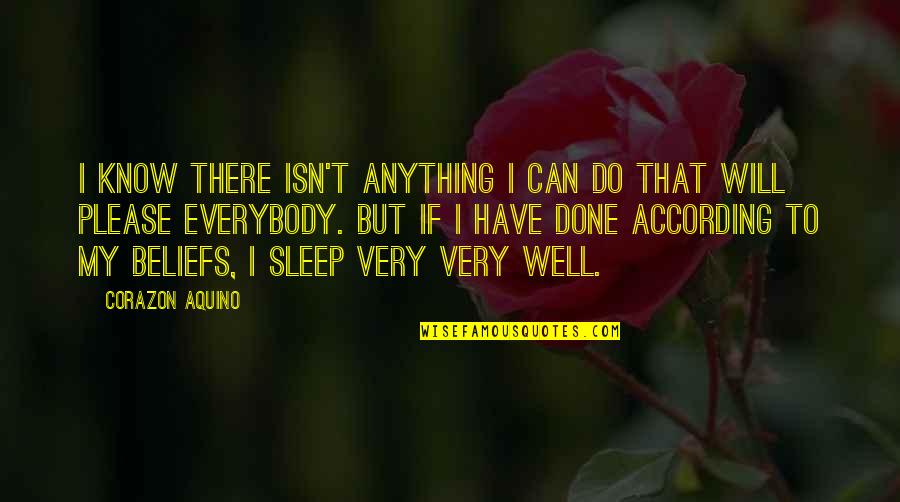 Quotes Psalms Strength Quotes By Corazon Aquino: I know there isn't anything I can do