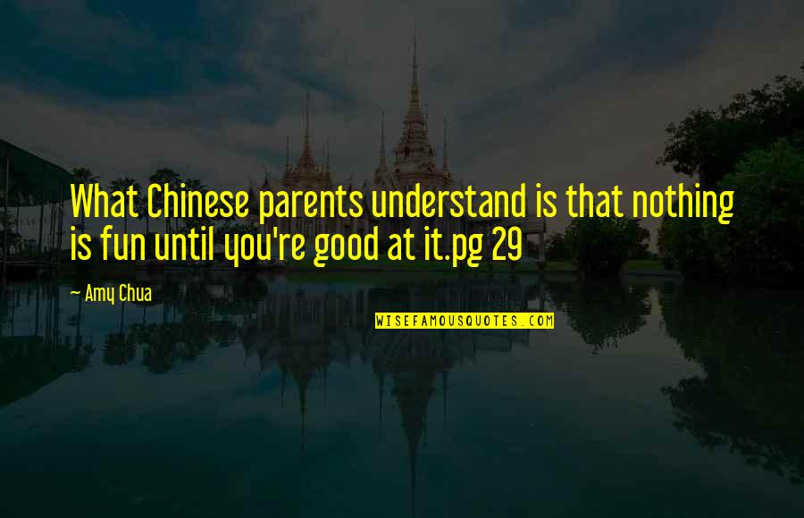 Quotes Realisation Mistake Quotes By Amy Chua: What Chinese parents understand is that nothing is