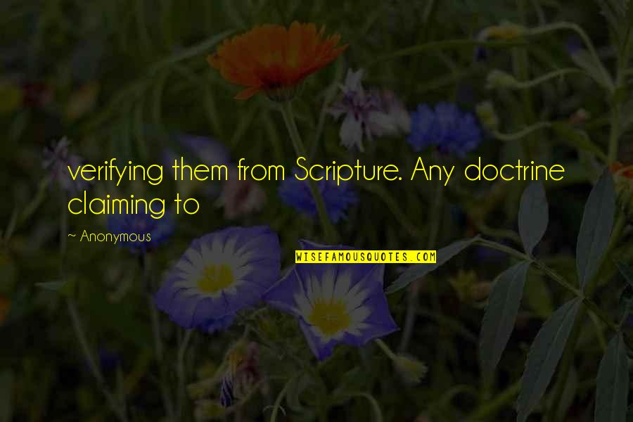 Quotes Refuse To Settle Quotes By Anonymous: verifying them from Scripture. Any doctrine claiming to