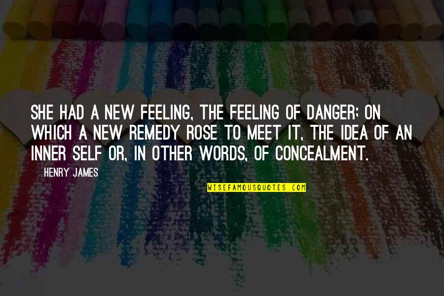 Quotes Rogers Quotes By Henry James: She had a new feeling, the feeling of