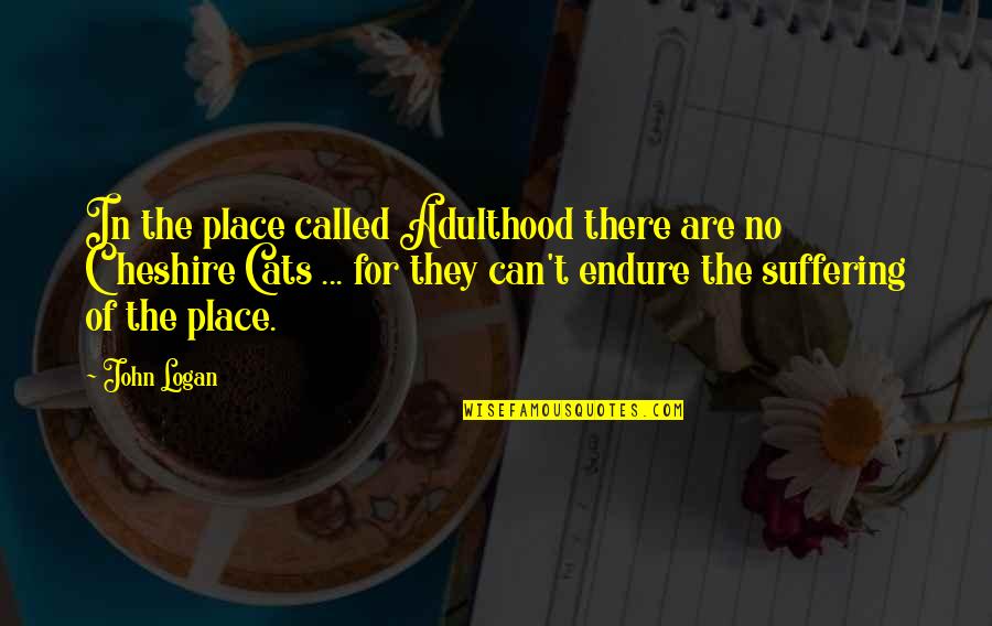Quotes Seems Like Quotes By John Logan: In the place called Adulthood there are no