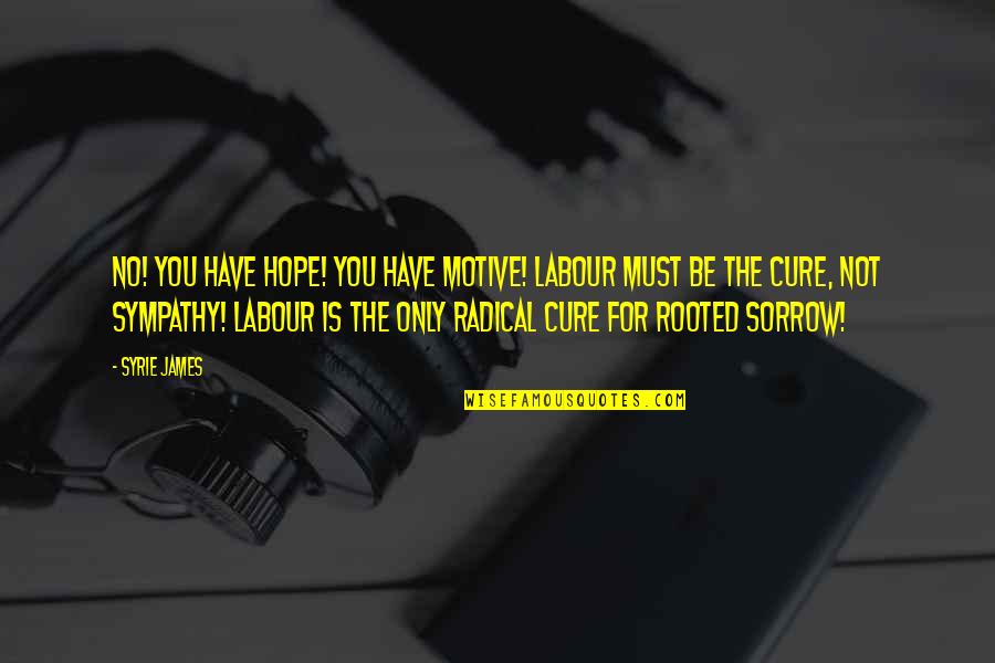 Quotes Suitable For Retirement Quotes By Syrie James: No! You have hope! You have motive! Labour Quotes Suitable For Retirement Quotes By Syrie James: No! You have hope! You have motive! Labour