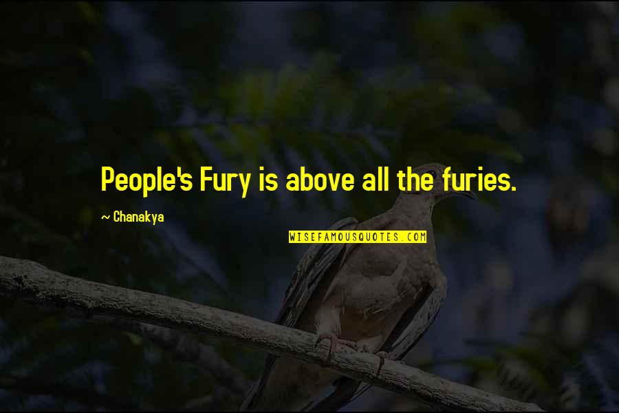 Quotes Tarantino Movies Quotes By Chanakya: People's Fury is above all the furies.