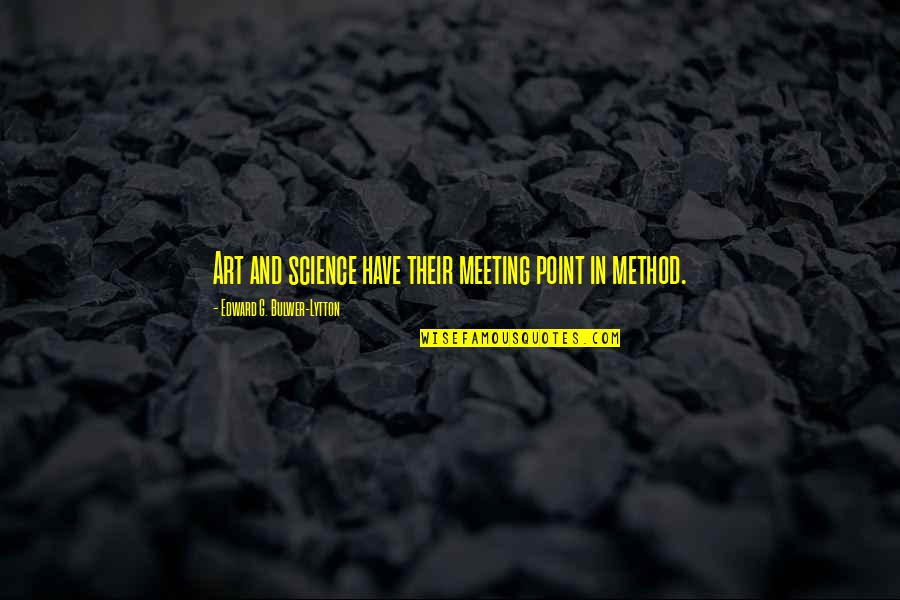 Quotes Ulang Tahun Pacar Quotes By Edward G. Bulwer-Lytton: Art and science have their meeting point in