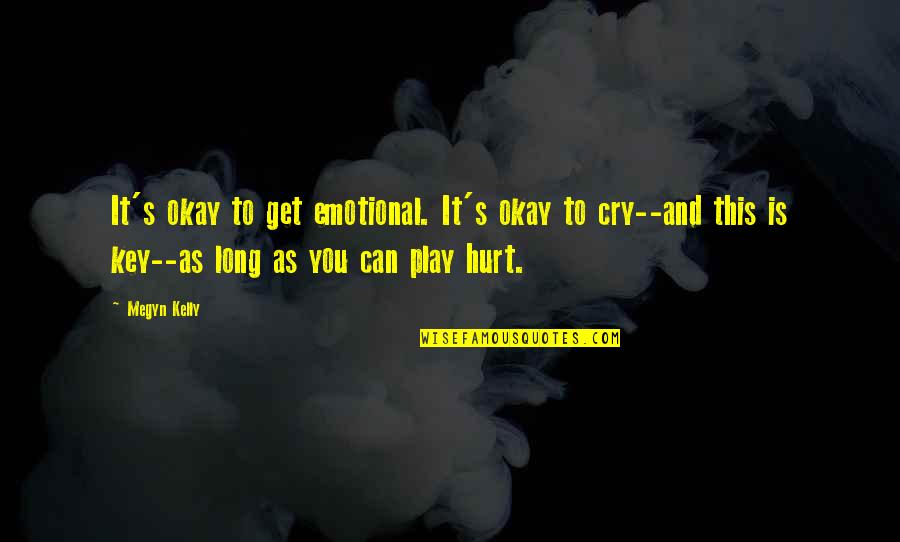 R Kelly Inspirational Quotes By Megyn Kelly: It's okay to get emotional. It's okay to R Kelly Inspirational Quotes By Megyn Kelly: It's okay to get emotional. It's okay to