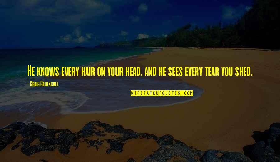 Rabinowitz Tv Quotes By Craig Groeschel: He knows every hair on your head, and Rabinowitz Tv Quotes By Craig Groeschel: He knows every hair on your head, and