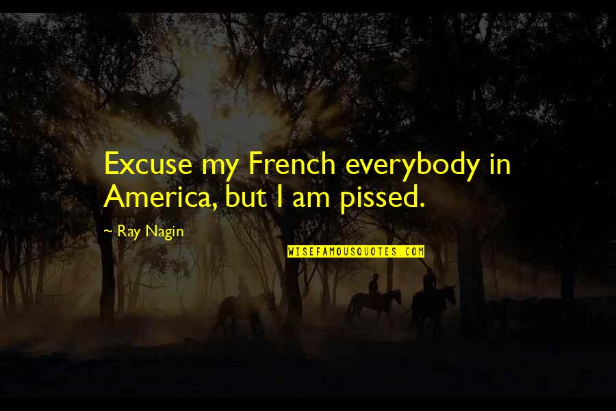 Rabow Loom Quotes By Ray Nagin: Excuse my French everybody in America, but I