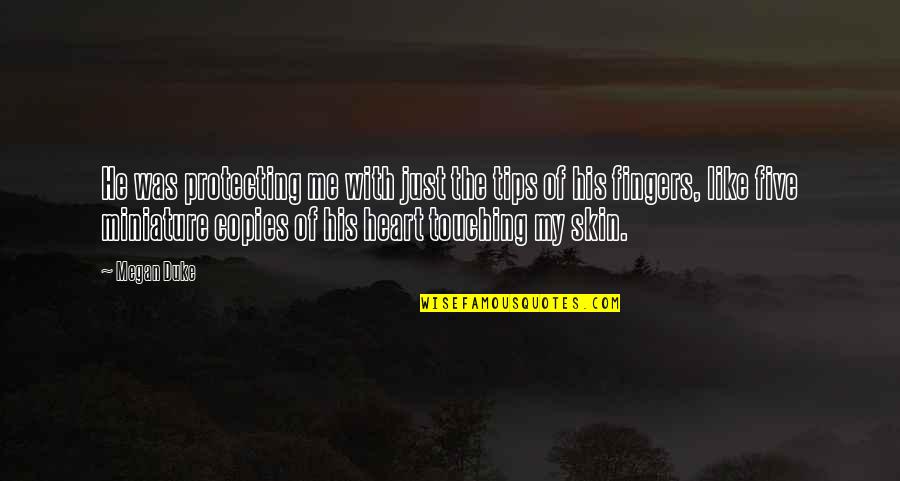 Race In To Kill A Mockingbird Quotes By Megan Duke: He was protecting me with just the tips