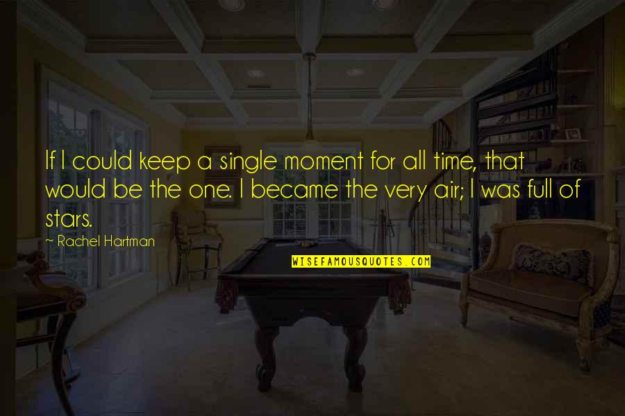 Rachel Hartman Quotes By Rachel Hartman: If I could keep a single moment for