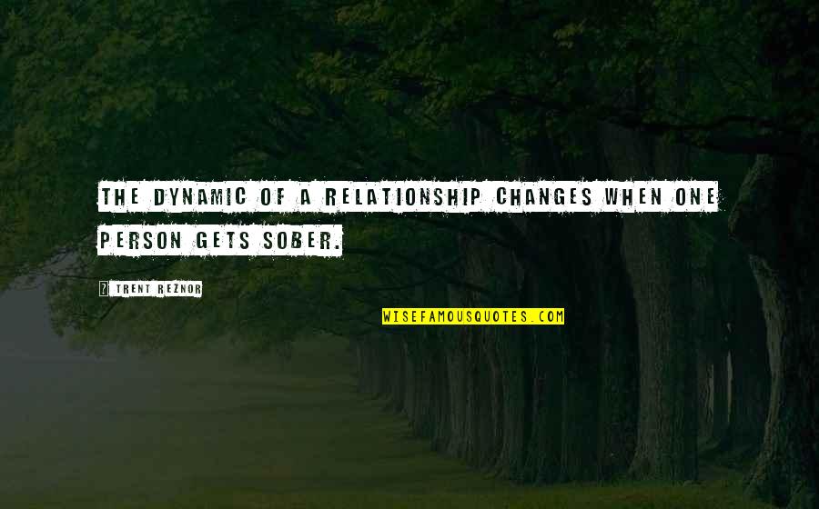 Rachel Mcadams Quotes By Trent Reznor: The dynamic of a relationship changes when one