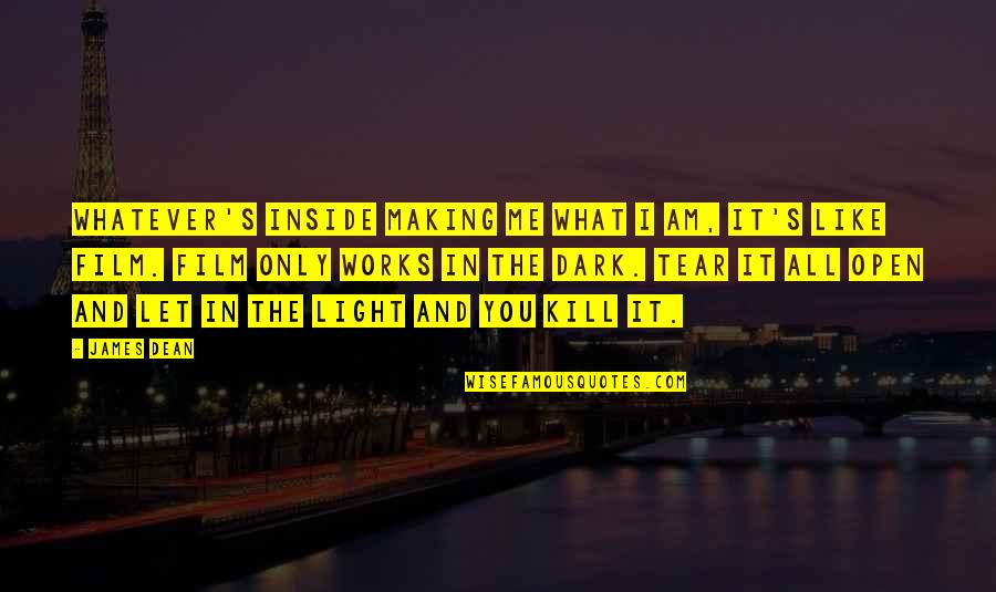 Rachyl Degman Quotes By James Dean: Whatever's inside making me what I am, it's Rachyl Degman Quotes By James Dean: Whatever's inside making me what I am, it's