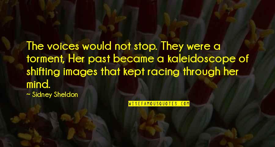 Racing Quotes By Sidney Sheldon: The voices would not stop. They were a
