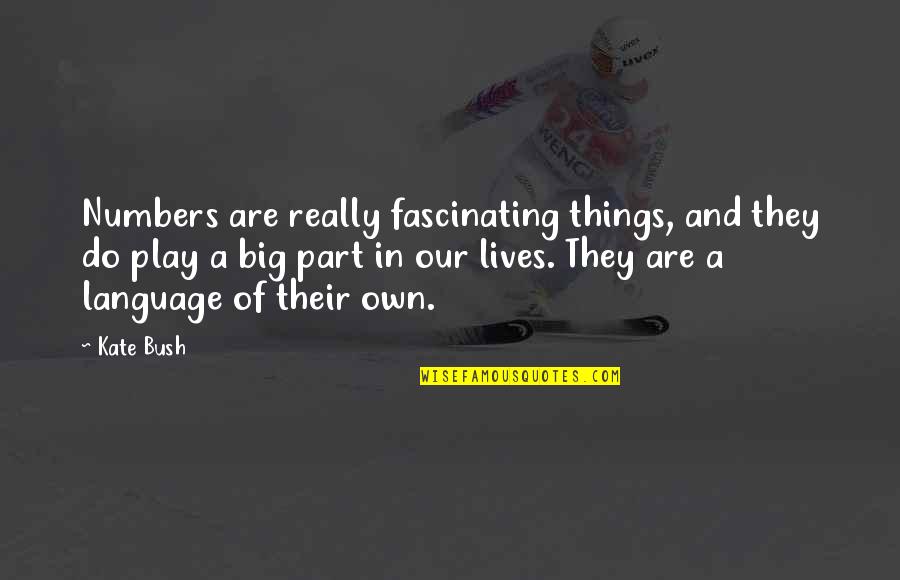 Rademaker Chiropractic Canandaigua Quotes By Kate Bush: Numbers are really fascinating things, and they do Rademaker Chiropractic Canandaigua Quotes By Kate Bush: Numbers are really fascinating things, and they do