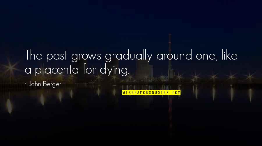 Radetzky Marsch Quotes By John Berger: The past grows gradually around one, like a