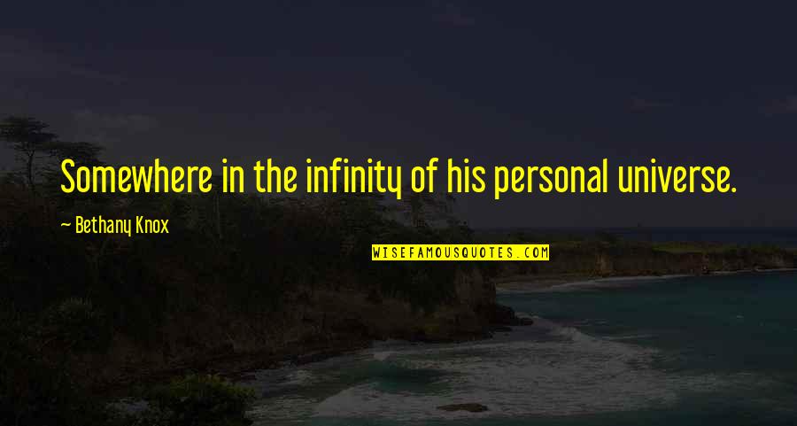 Radiance Spa Quotes By Bethany Knox: Somewhere in the infinity of his personal universe. Radiance Spa Quotes By Bethany Knox: Somewhere in the infinity of his personal universe.