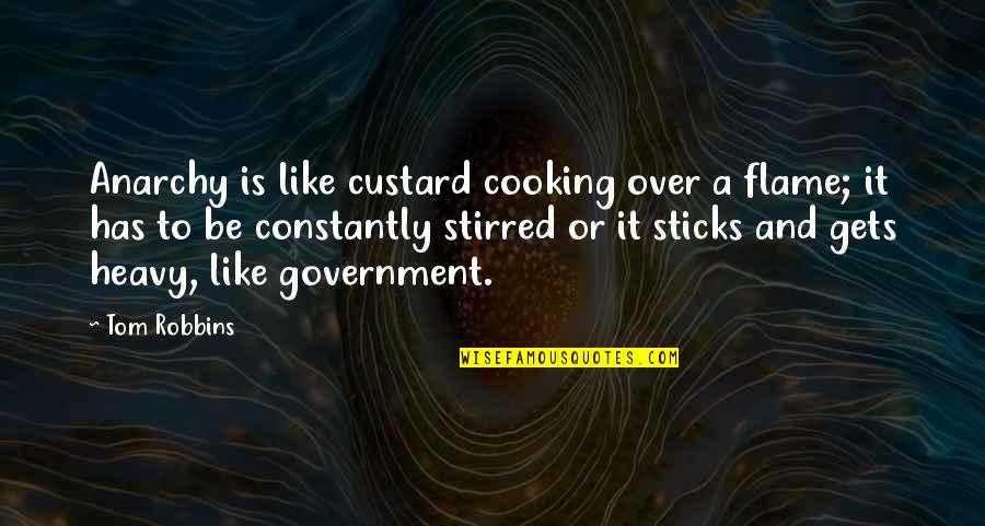Radiesse Vs Juvederm Quotes By Tom Robbins: Anarchy is like custard cooking over a flame; Radiesse Vs Juvederm Quotes By Tom Robbins: Anarchy is like custard cooking over a flame;