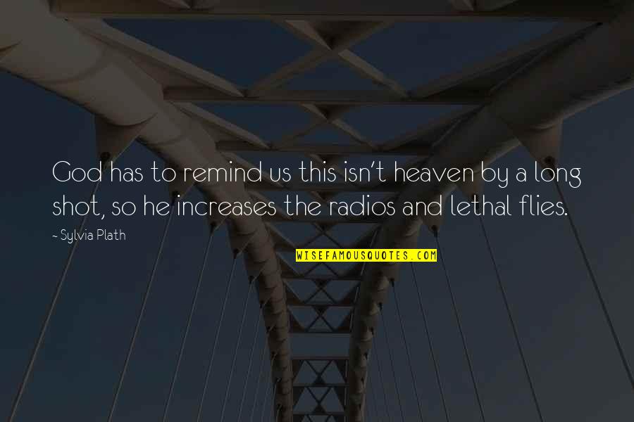 Radios Quotes By Sylvia Plath: God has to remind us this isn't heaven