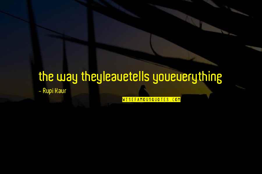 Rafail Noica Quotes By Rupi Kaur: the way theyleavetells youeverything Rafail Noica Quotes By Rupi Kaur: the way theyleavetells youeverything