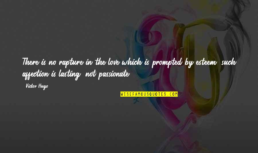 Raffinata Clothing Quotes By Victor Hugo: There is no rapture in the love which
