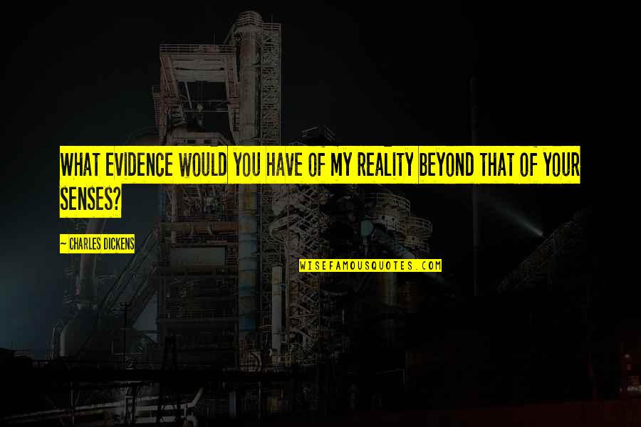 Rafig Babayev Quotes By Charles Dickens: What evidence would you have of my reality Rafig Babayev Quotes By Charles Dickens: What evidence would you have of my reality