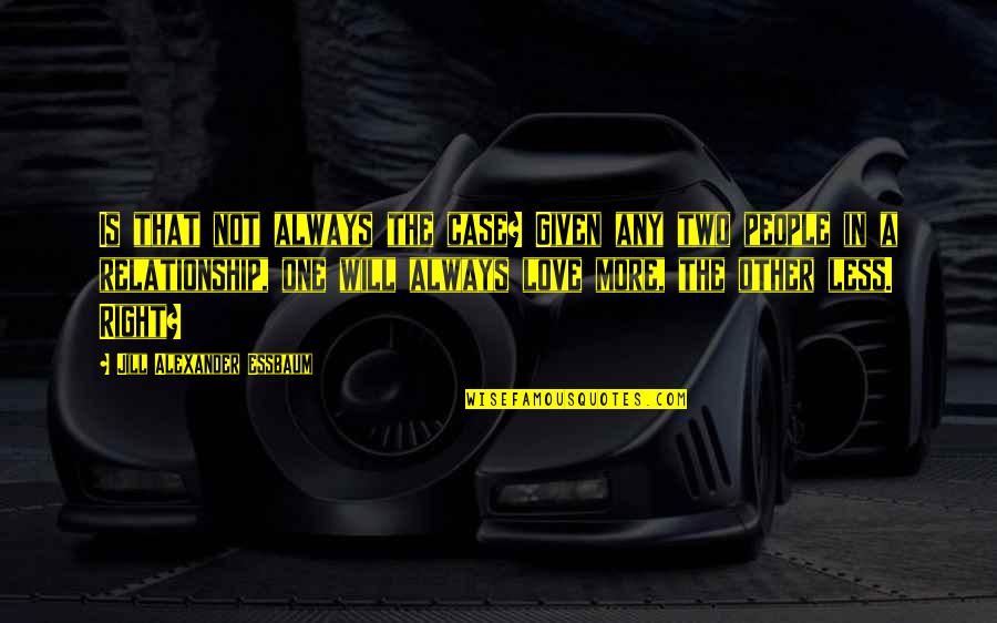 Rageaholic Addiction Quotes By Jill Alexander Essbaum: Is that not always the case? Given any