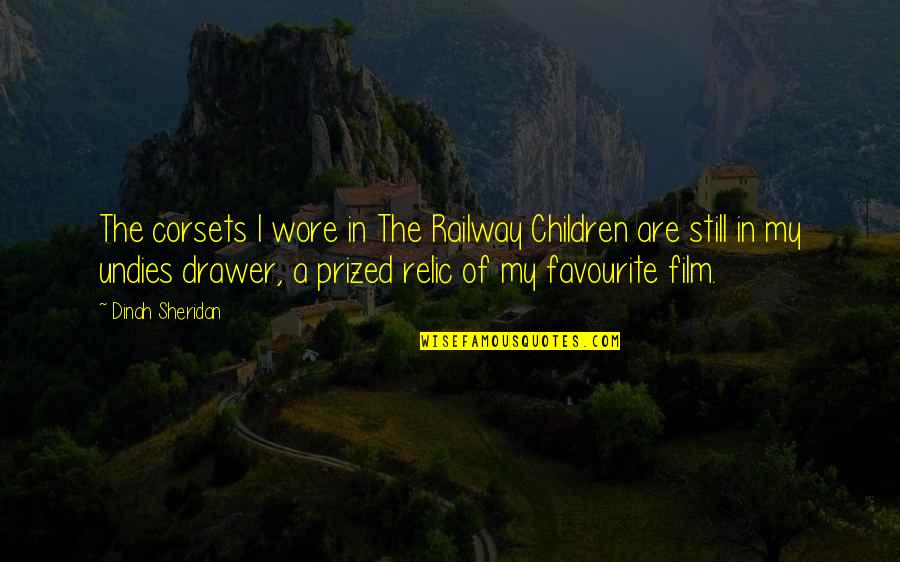 Railway Children Quotes By Dinah Sheridan: The corsets I wore in The Railway Children