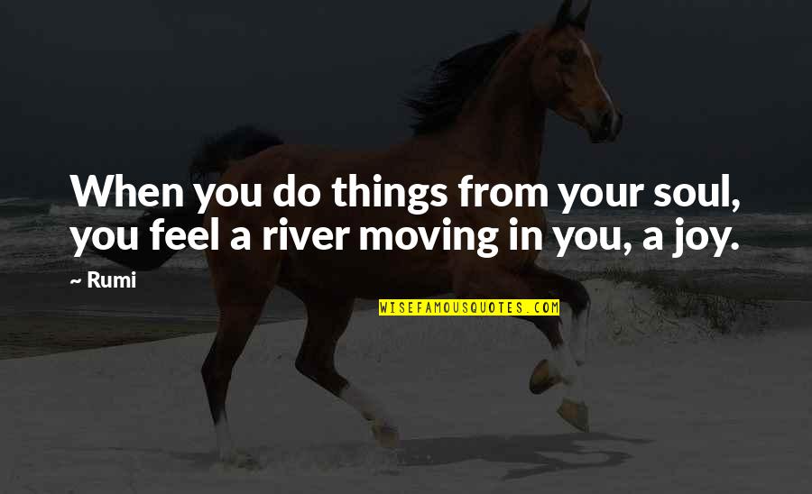 Raimann Construction Quotes By Rumi: When you do things from your soul, you