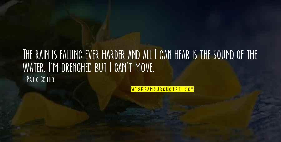 Rain Drenched Quotes By Paulo Coelho: The rain is falling ever harder and all