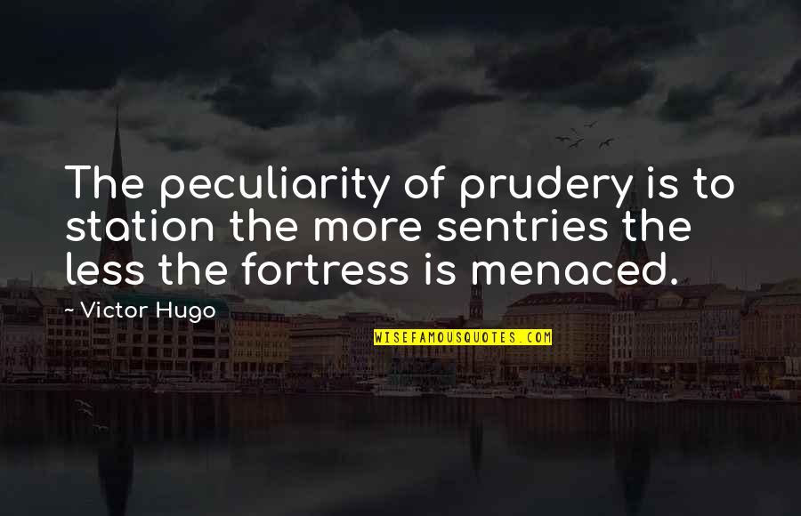 Rainbow Nursery Decor Quotes By Victor Hugo: The peculiarity of prudery is to station the Rainbow Nursery Decor Quotes By Victor Hugo: The peculiarity of prudery is to station the