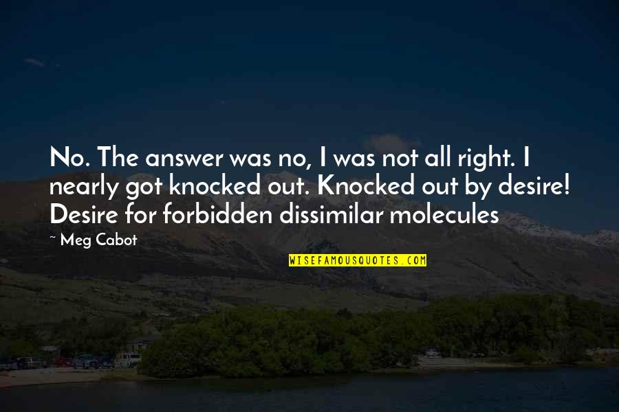 Rainless Quotes By Meg Cabot: No. The answer was no, I was not Rainless Quotes By Meg Cabot: No. The answer was no, I was not