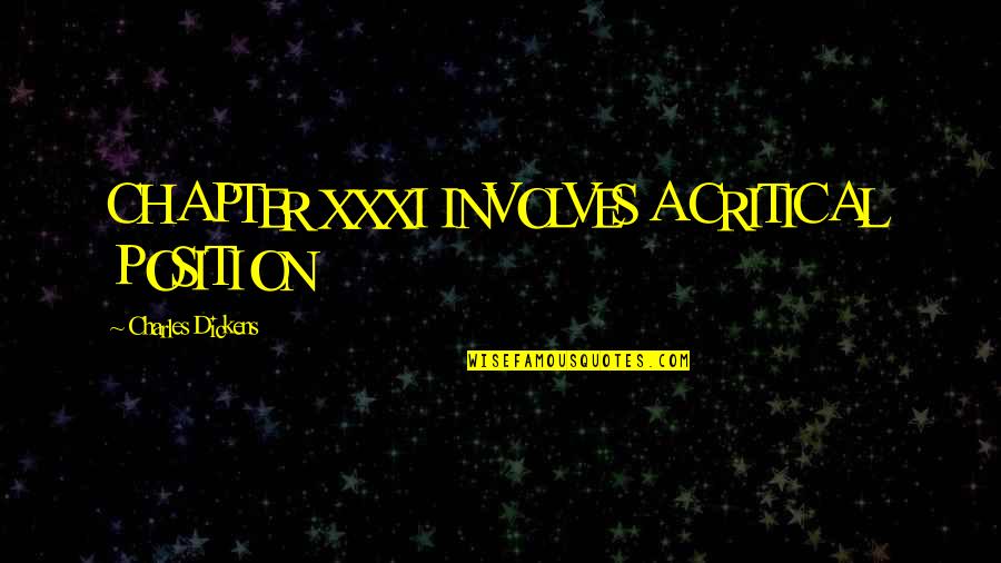Rainy Day In Nyc Quotes By Charles Dickens: CHAPTER XXXI INVOLVES A CRITICAL POSITION Rainy Day In Nyc Quotes By Charles Dickens: CHAPTER XXXI INVOLVES A CRITICAL POSITION