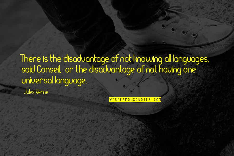 Rally Videos From Yesterday Quotes By Jules Verne: There is the disadvantage of not knowing all
