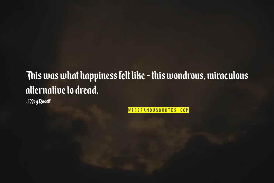 Ram Amish Tripathi Quotes By Meg Rosoff: This was what happiness felt like - this