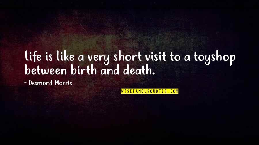 Ramico Coal Quotes By Desmond Morris: Life is like a very short visit to
