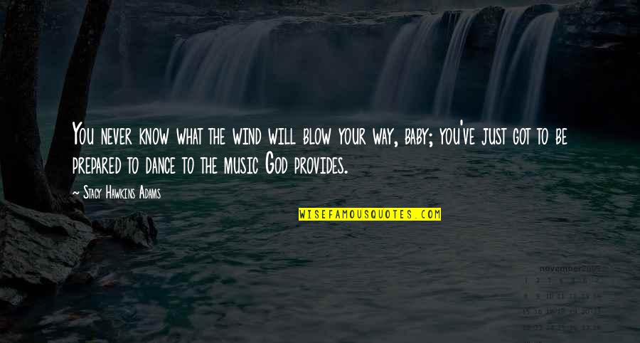 Ramlal Mastermind Quotes By Stacy Hawkins Adams: You never know what the wind will blow