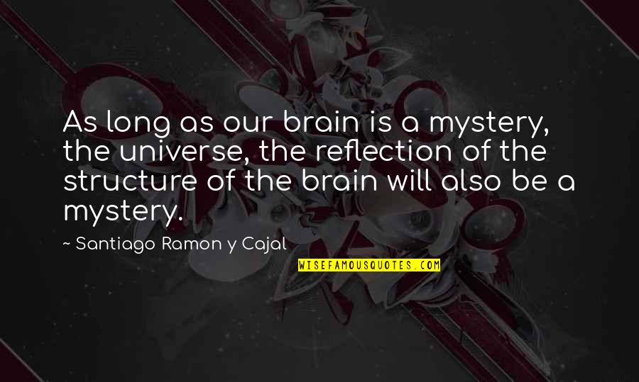 Ramon's Quotes By Santiago Ramon Y Cajal: As long as our brain is a mystery, Ramon's Quotes By Santiago Ramon Y Cajal: As long as our brain is a mystery,