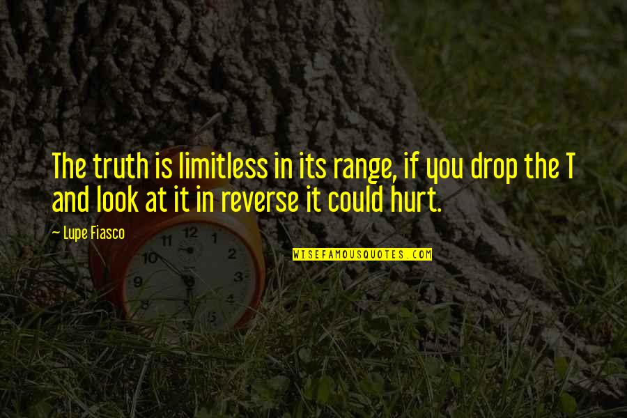 Range Quotes By Lupe Fiasco: The truth is limitless in its range, if