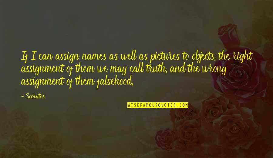 Rangelands Quotes By Socrates: If I can assign names as well as