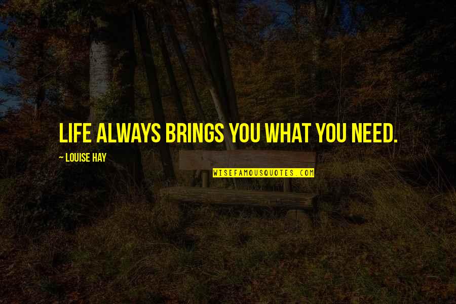 Raphaelite Paintings Quotes By Louise Hay: Life always brings you what you need. Raphaelite Paintings Quotes By Louise Hay: Life always brings you what you need.