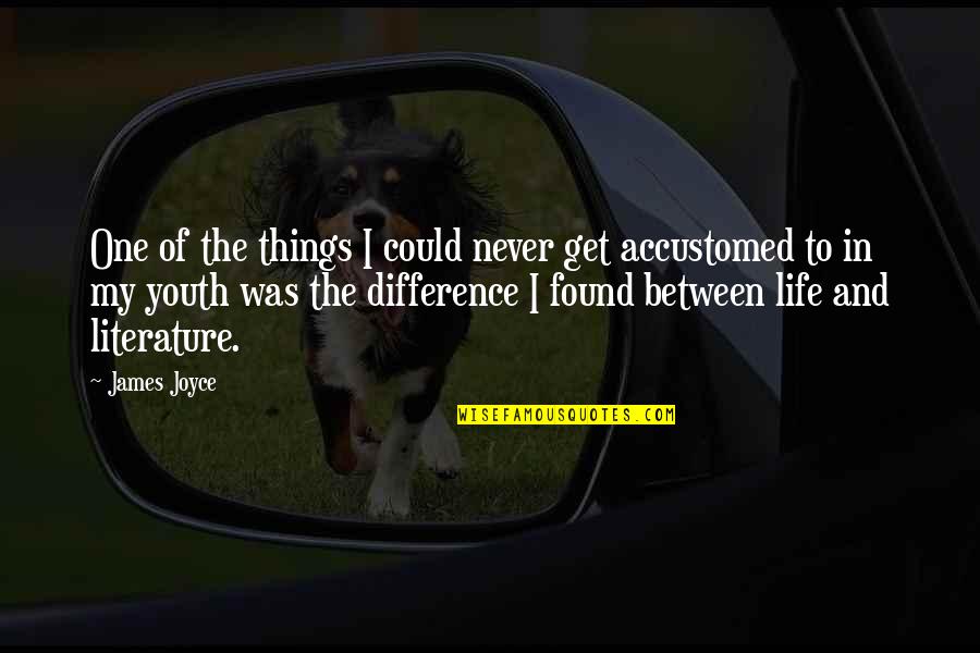 Rapture Delight Quotes By James Joyce: One of the things I could never get