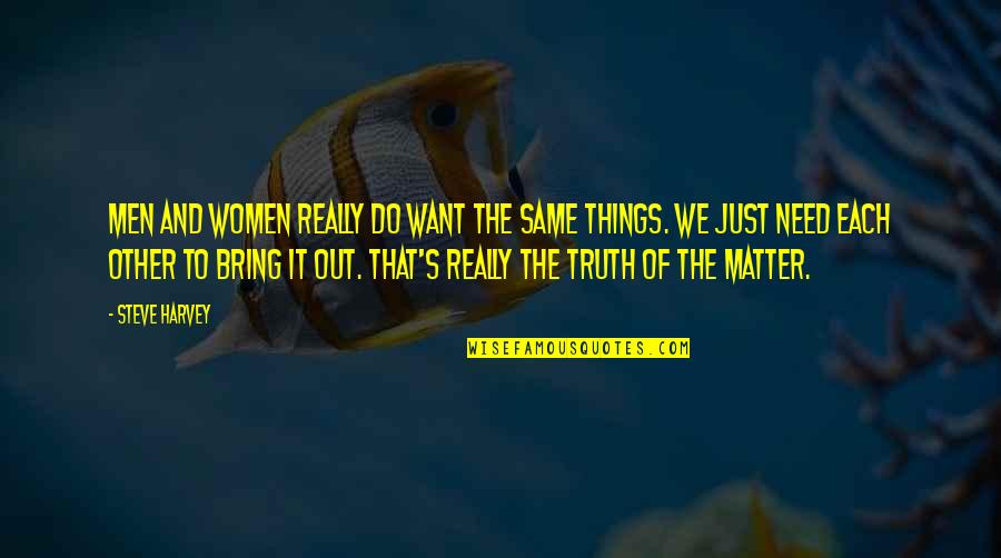 Rasheem Mcclain Quotes By Steve Harvey: Men and women really do want the same Rasheem Mcclain Quotes By Steve Harvey: Men and women really do want the same