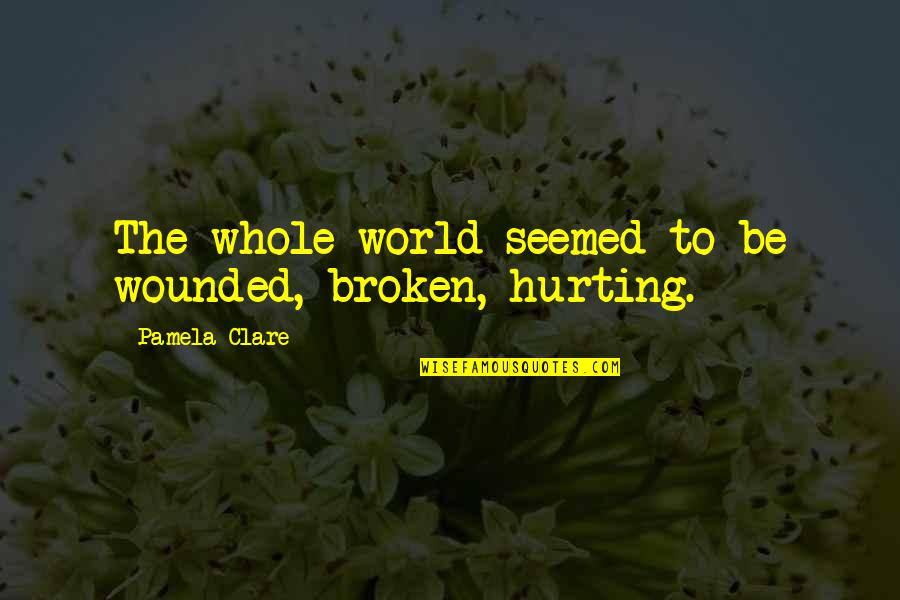 Rastrear Sedex Quotes By Pamela Clare: The whole world seemed to be wounded, broken,