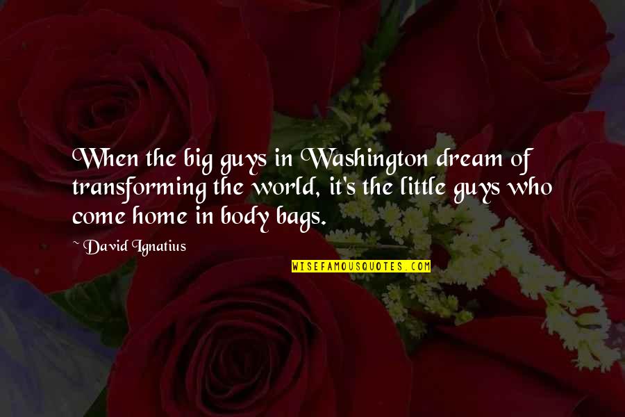 Ratatouille Anyone Can Cook Quote Quotes By David Ignatius: When the big guys in Washington dream of