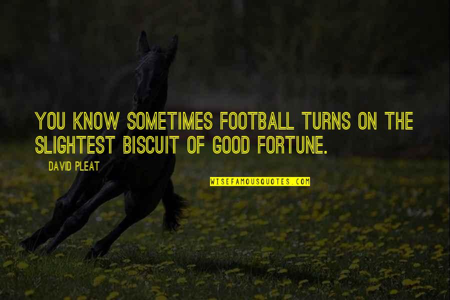 Ratmansky Giselle Quotes By David Pleat: You know sometimes football turns on the slightest
